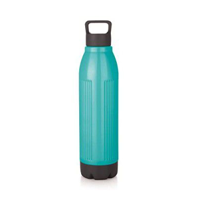 Attro Sky Turbo 800 Super PU Insulated Hot & Cold Water Bottle, Portable & Leak-Proof Cap, Easy to Cary Use for Travel, Office, School & Gym, 670ml - Sky Blue