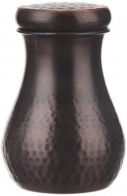 Attro Vintage Finish Copper Kalash Water Pot with Lid - 750 ml