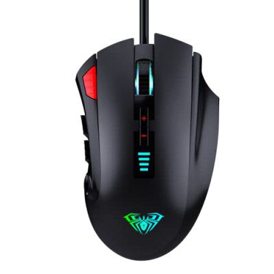 Aula H512 Wired Gaming Mouse with 6 Programmable Side Buttons