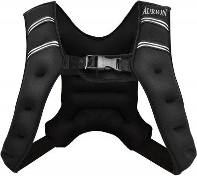 Aurion Weighted Vest Workout Equipment, 2 kg 5 kg 8 kg 10 kg 15 kg Body Weight Vest for Men, Women, Kids for Running-Training-Workout-Jogging-Walking-Gym-Strength-Training