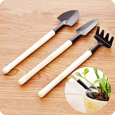 Awacs Kid's Garden Tools Set of 3 Pieces (Trowel, Shovel, Rake)