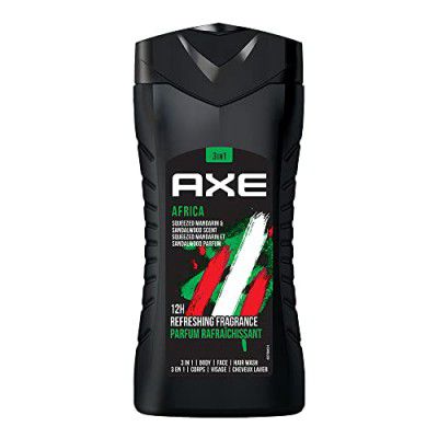 Axe Africa 3 In 1 Body, Face & Hair Wash for Men, 250ml