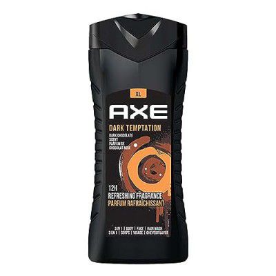 AXE Black 3 In 1 Body, Face & Hair Wash for Men, Long-Lasting Refreshing Frozen Pear Dermatologically Tested, 400ml