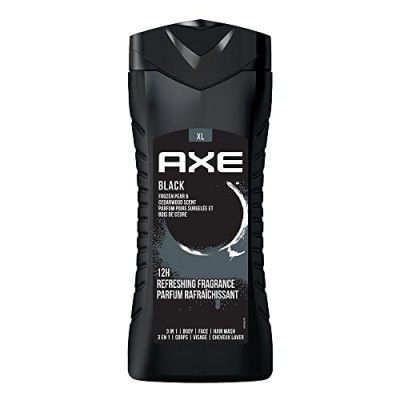 Axe Black 3 In 1 Body, Face & Hair Wash for Men, 400ml