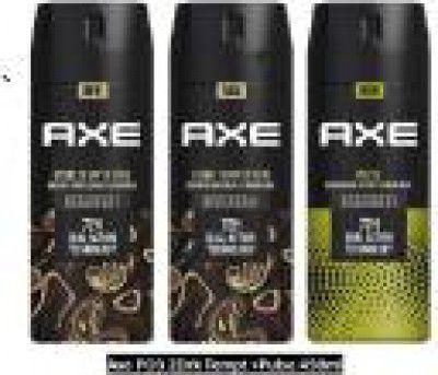 AXE Dark Temptation 150 ml (Pack of 2) and Pulse 150 ml Deodorant  (3 Items in the set)