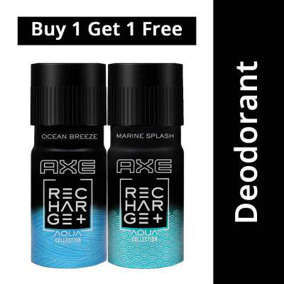 Axe Recharge Marine Splash and Ocean Breeze Deodorant Combo Pack