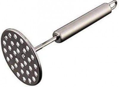 AYURVEDACOPPER Stainless Steel Masher for Potato, Vegetable, Pav Bhaji (Silver)