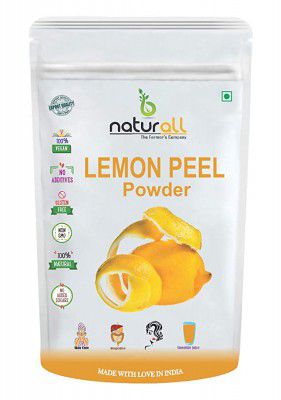 B Naturall Lemon Peel Powder (Citrus Limonum) | Goodness of Vitamin C | Face Cleanser | Skin Whitening | Face Mask | Skin Care | Hair Pack - 100 GM By B Naturall