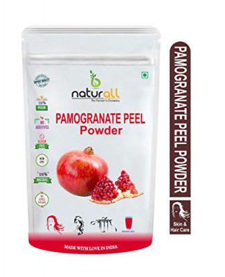 B Naturall Pomegranate Peel Powder (Punica Granatum/Anar Peel Powder) For Face Pack | Hair Pack | Acne-Spot Treatment | Hair fall Treatment - 100 GM By B Naturall