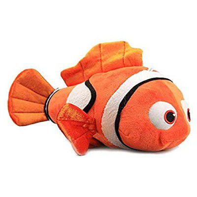 Babique Nemo Fish Toy Plush Soft Toy Cute Kids Animal Home Decor Boys/Girls -Orange (25 cm)