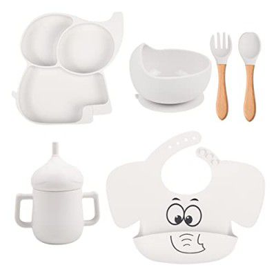 BABY BRAT Silicone Baby Feeding Set