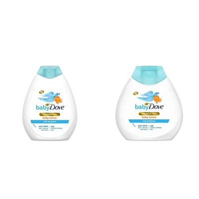 Baby Dove Rich Moisture Nourishing Baby Lotion, 400ml & Rich Moisture Nourishing Baby Lotion (200ml) Combo