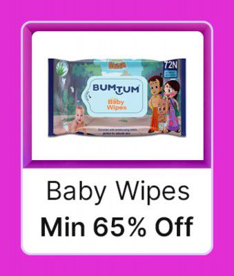 Baby Wipes @ upto 65% off  in Flipkart Big Billion Days 2023
