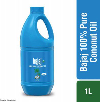 BAJAJ 100% Pure Coconut Oil 1 litre Hair Oil (1 L)