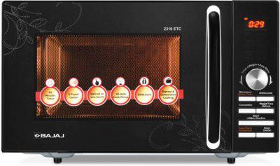 [Extra ₹2923 Off] BAJAJ 23 L Convection & Grill Microwave Oven (2310 ETC, Black)