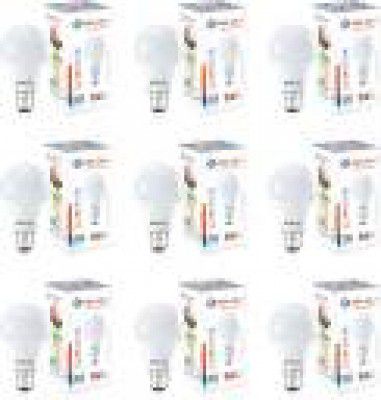 BAJAJ 9 W Round B22 LED Bulb  (White, Pack of 9)