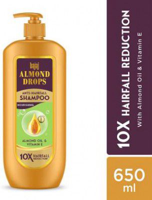 BAJAJ Almond Drops Anti Hairfall Shampoo with Almond Oil and Vitamin E (650 ml)