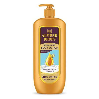 Bajaj Almond Drops Nourishing Body Lotion I Almond Oil & Vitamin E I 600ML