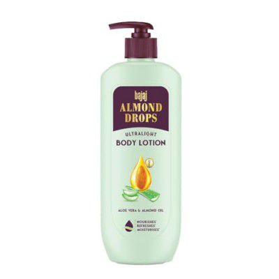 Bajaj Almond Drops Ultralight Summer Body Lotion for Women and Men