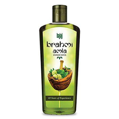 Bajaj Amla Hair Oil for Hair Growth with Brahmi | Hairfall Reduction, 400ml