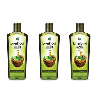 Bajaj Brahmi Amla Hair Oil 300ml Pack of 3