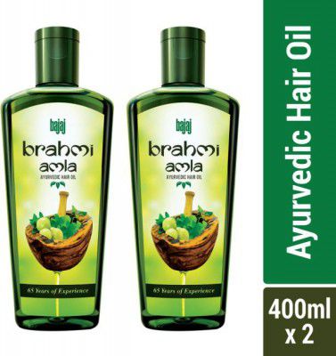 BAJAJ Brahmi Amla Pack of 2 Hair Oil (800 ml)