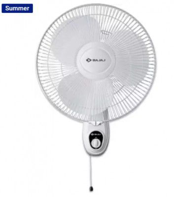 BAJAJ Esteem 400 mm Wall Fan 400 mm 3 Blade Wall Fan  (White, Pack of 1)