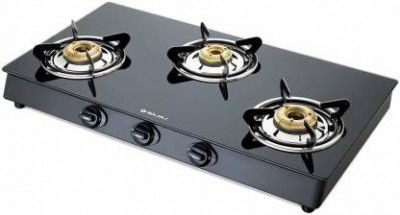 BAJAJ GP6, 3-Burner Aluminium Manual Gas Stove  