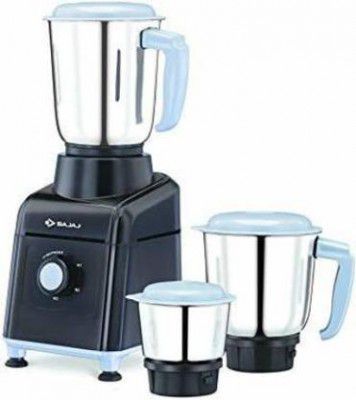 BAJAJ GX 3501 Watt 500 Mixer Grinder (3 Jars, Black & Grey)