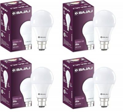 Bajaj Ivora HB LED Lamp 12W CDL B22 | LED Bulb For Home | (Pack Of 4) | 1 Yr Warranty