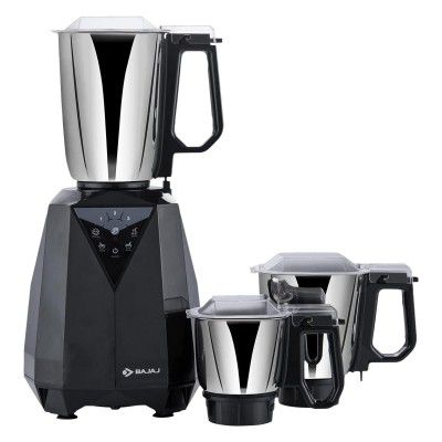 BAJAJ Juvel Digi 800 Watt 3 Jars Mixer Grinder (Pulse Function, Dark Grey)