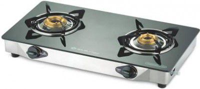 BAJAJ Majesty CGX2 Eco Glass, Stainless Steel Manual Gas Stove  