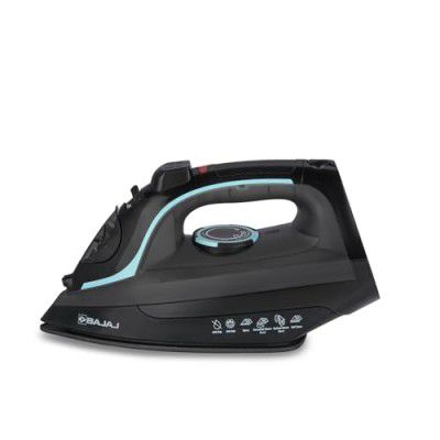 Bajaj Mx 45 Steam Iron | 2000 Watts Power For Faster Ironing 2-Yr Warranty | Black