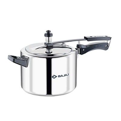 Bajaj PCX 45 SS 5L Stainless Steel Pressure Cooker with Inner Lid