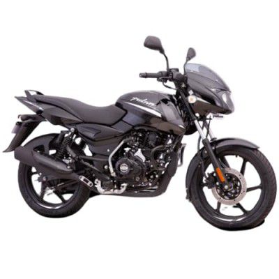 Bajaj Pulsar 125 Neon Disc Bike/Motorcycle | Ebony Black Solar Red Decals