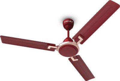 BAJAJ Sabse TEZZ DECO 1400 mm 3 Blade Ceiling Fan (Wine Red) 1400 mm 3 Blade Ceiling Fan  (Wine Red, Pack of 1)