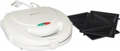 BAJAJ Samosa & Sandwich Maker Grill (White)