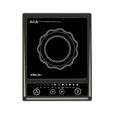 Bajaj Splendid 140TS 1400W Induction Cooktop with Tact Switch (Black/Silver)