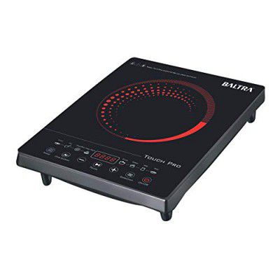 BALTRA Touch Pro Stainless Steel Radiant 1800 Watt Induction Cooktop Touch Panel - Black, 12.5 IN