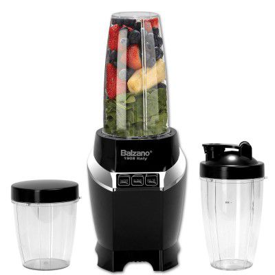 Balzano High Speed Nutri Blender Mixer 1200 Watts - 9 Pcs Set