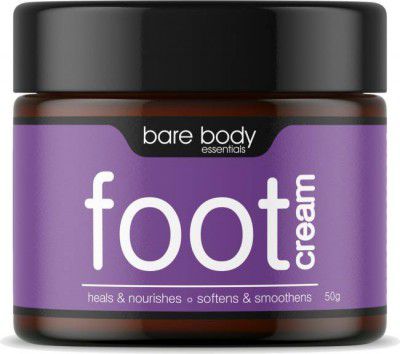 Bare Body Essentials Foot Cream Non-Greasy Exfoliating, Moisturizing, Nourishing, Smooth Soften Feet  (50 g)