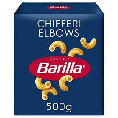 Barilla Pasta Chifferi Elbows Durum Wheat, 500g, Italy