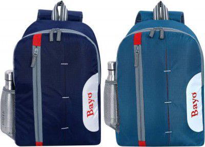 bayo  Medium 25 L Laptop Backpack 2 pc combo For School Collage