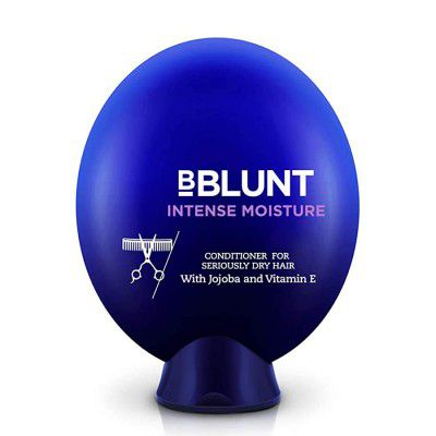 BBLUNT Intense Moisture Conditioner for Seriously Dry and Frizzy Hair - No Paraben, No SLS, with Jojoba & Vitamin E (200g)