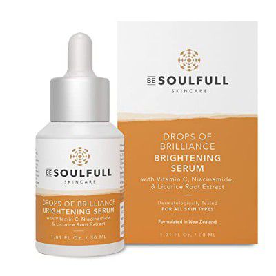 BE SOULFULL Vitamin C Serum with Niacinamide, Serum for Glowing Skin 30ml