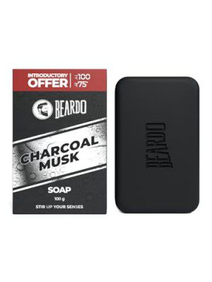 Beardo Charcoal Musk Soap (100g)