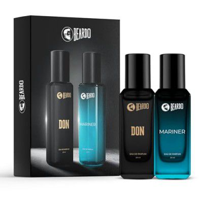 Beardo Don & Mariner Perfume for Men, 20ml x 2 | Mariner EDP Fresh Aqua Notes for Men Long Lasting Perfume Date night fragrance