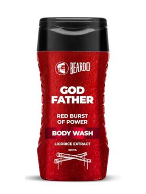 Beardo Godfather Body Wash for Men 200ml | Powerful and Energising bodywash for men |Luxurious lather and Refreshing shower gel