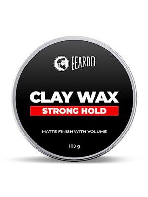 Beardo Hair Clay Wax for Men | Hair Clay for men | Styling Wax | Volumizing | Strong Hold | Restylable |Matte Finish | Easy to Wash Off | Texture Clay for Men | 100 gm