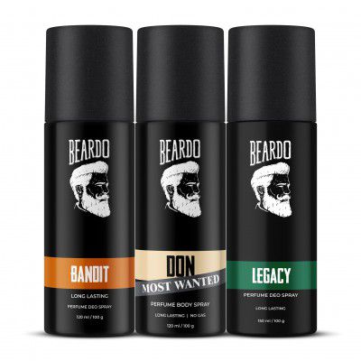 Beardo Iconic Perfume Body Spray Trio